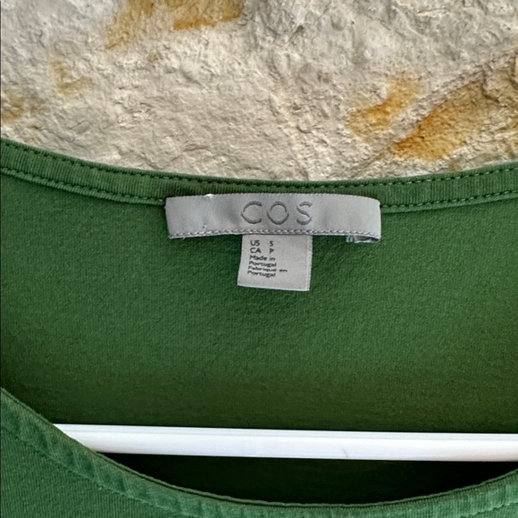 Cos A Line Jersey Dress In Green Pockets Lagenlook Minimalist - Picture 3 of 3